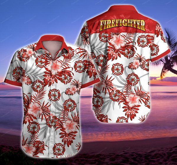 Firefighter Hawaiian Shirt Ha972