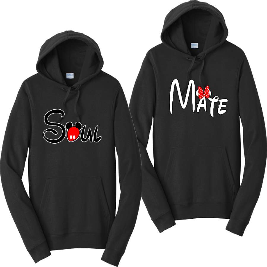 Soul Mate Hoodies Couples Matching Sweatshirts