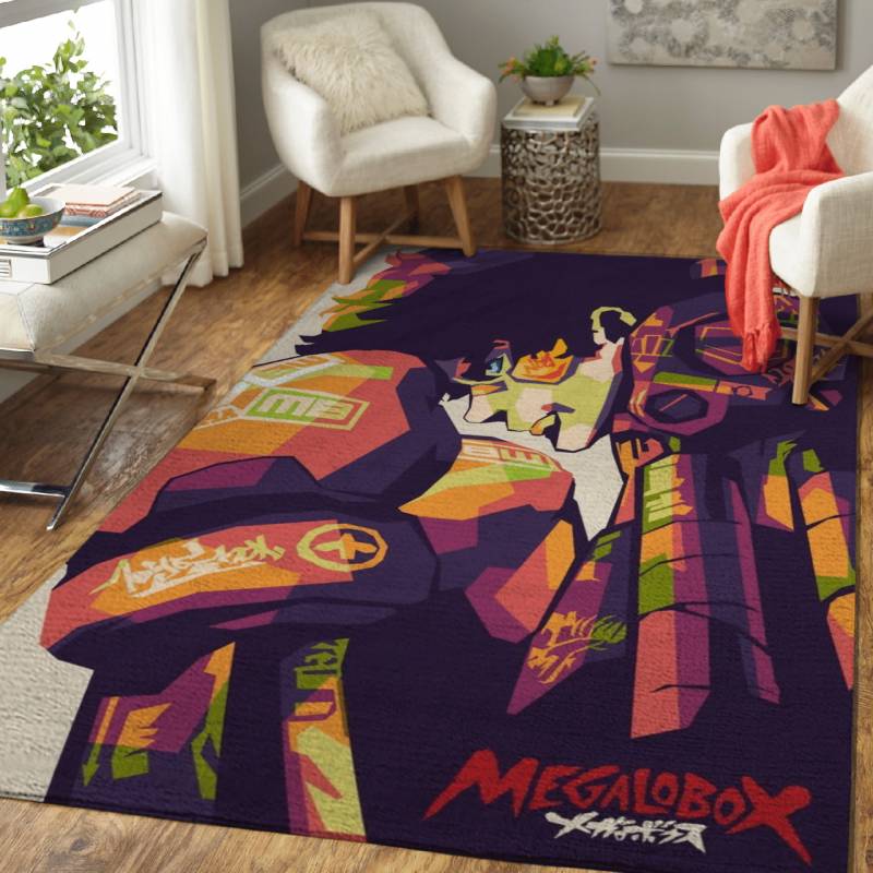 Megalo Box Anime Pop Art Area Rug – Carpet