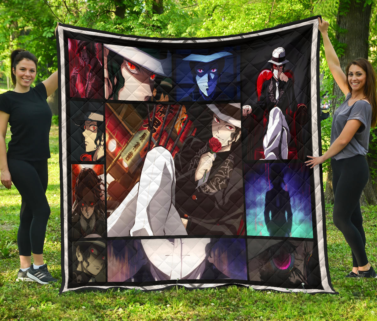 Muzan Kibutsuji Demon Slayer Premium Quilt Blanket Anime Home Decor Custom For Fans Na031502