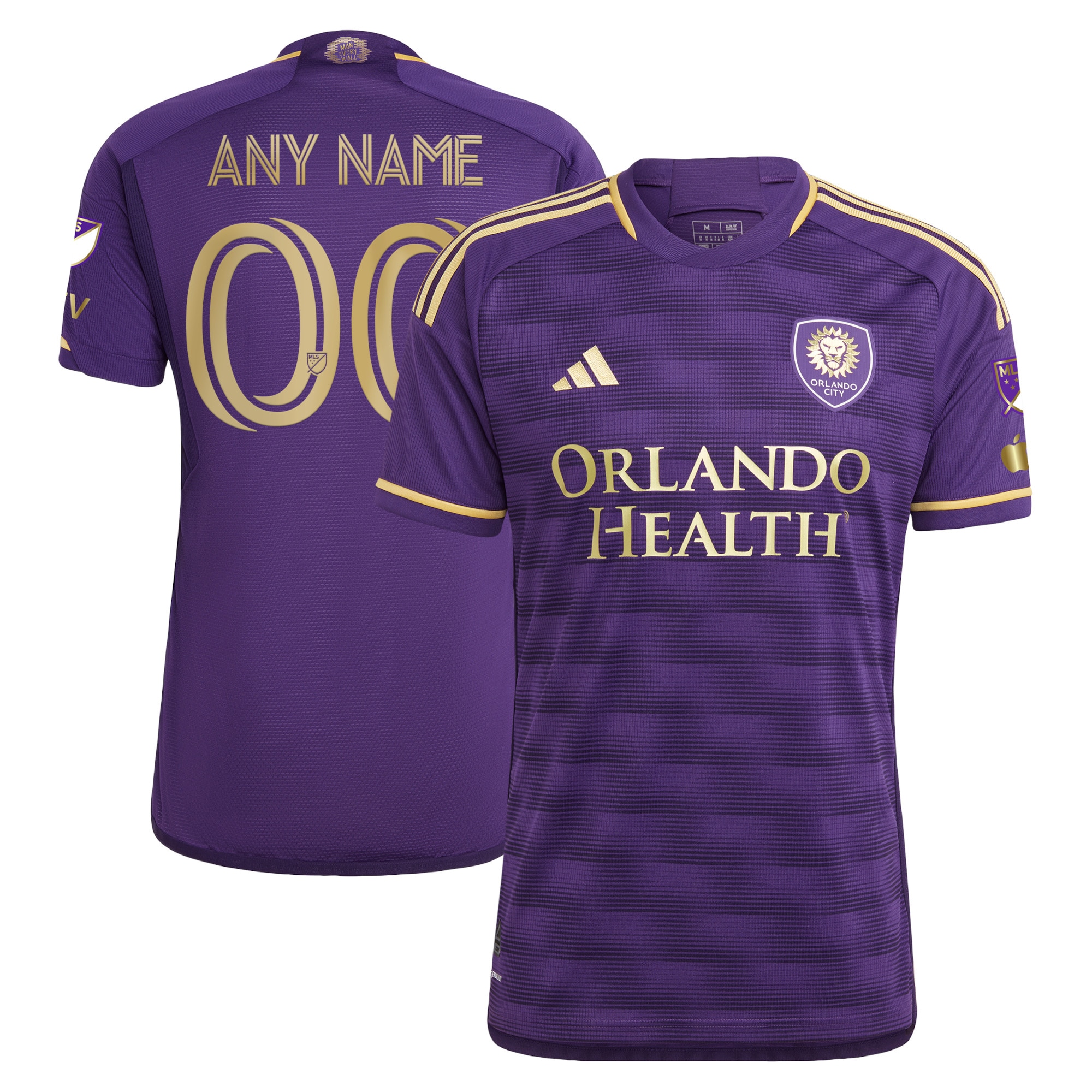 Orlando City SC 2023 The Wall Kit Authentic Custom Jersey – Purple