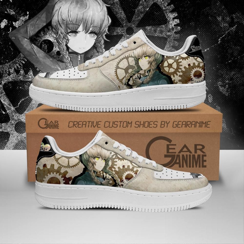 Suzuha Amane Steins Gate Air Force Shoes Sneakers Custom Anime