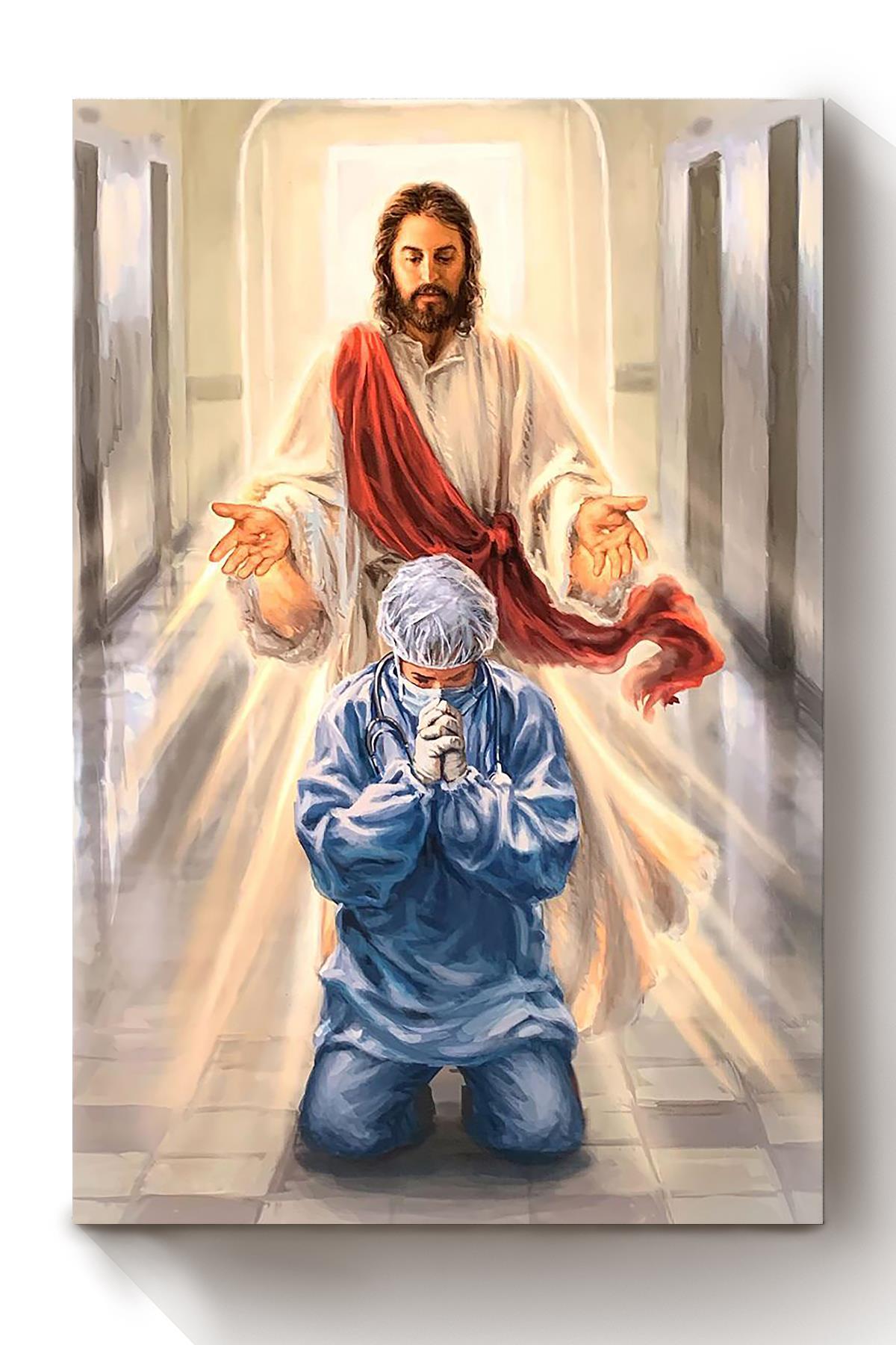 Anesthesiologist Christian Wall Art Gift For Christmas Decor Son Of God Canvas