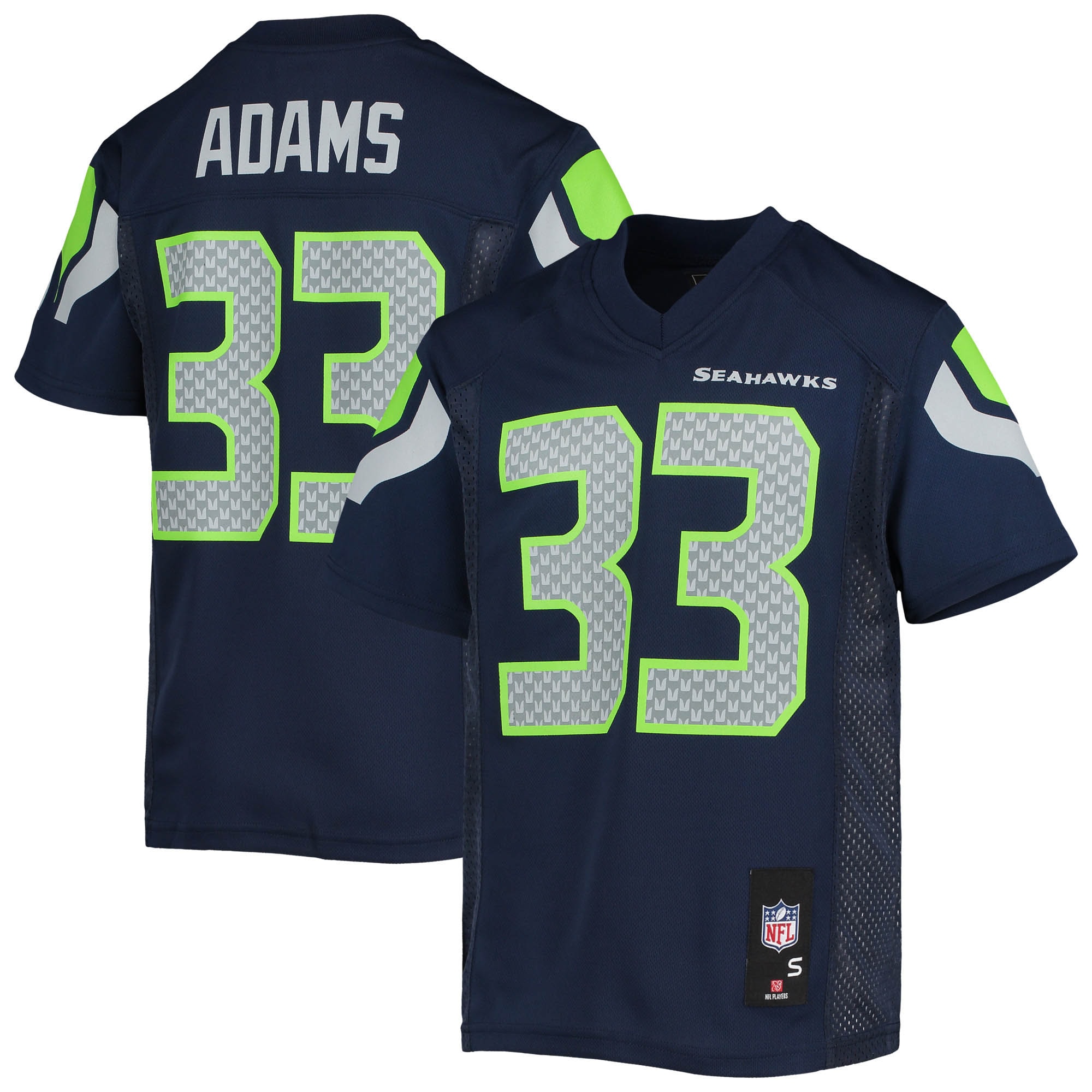 Youth Seattle Seahawks Jamal Adams College Navy Player Jersey