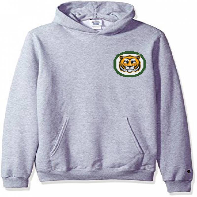 Tiger Logo Hoodie Grey