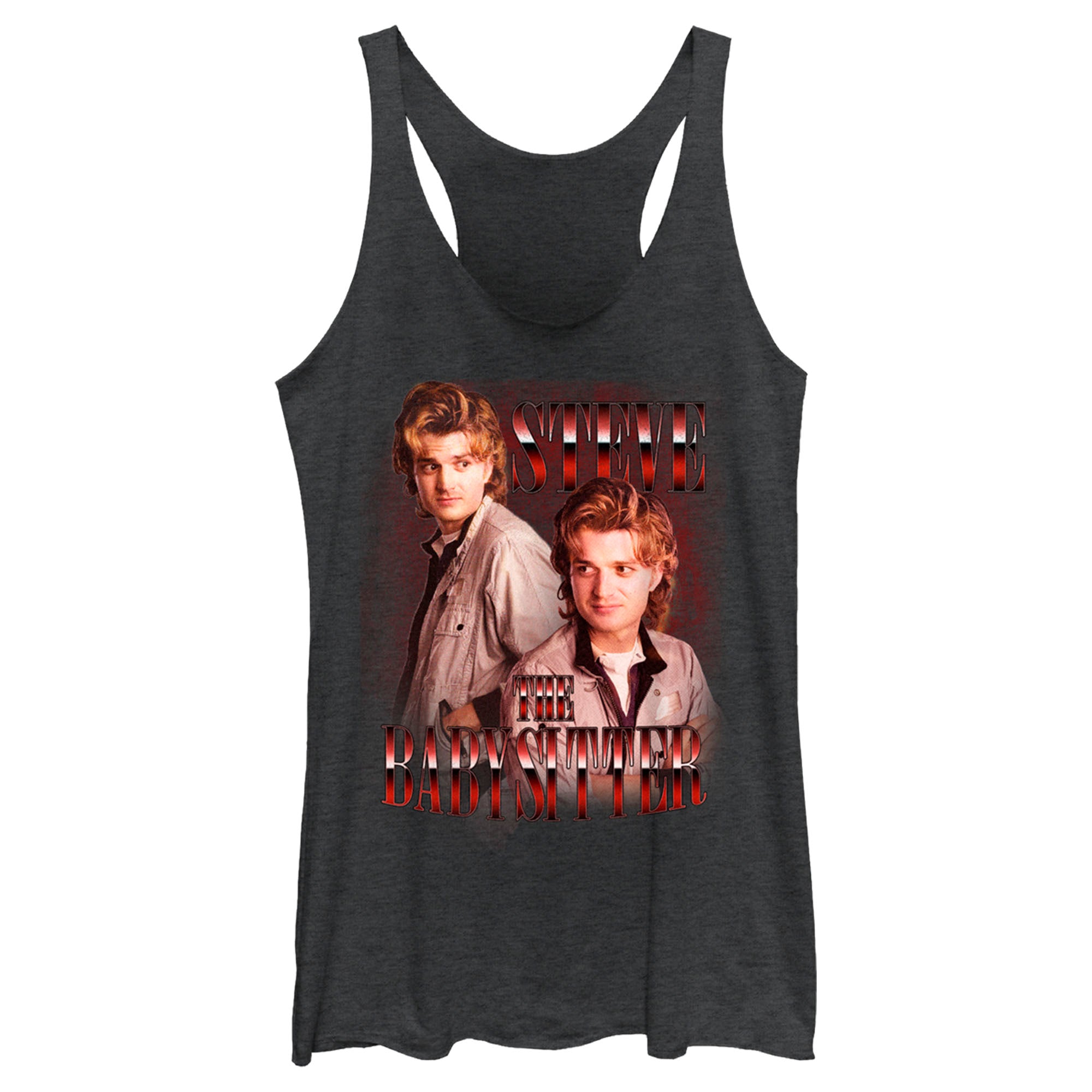 Women’S Stranger Things Steve The Babysitter Racerback Tank Top