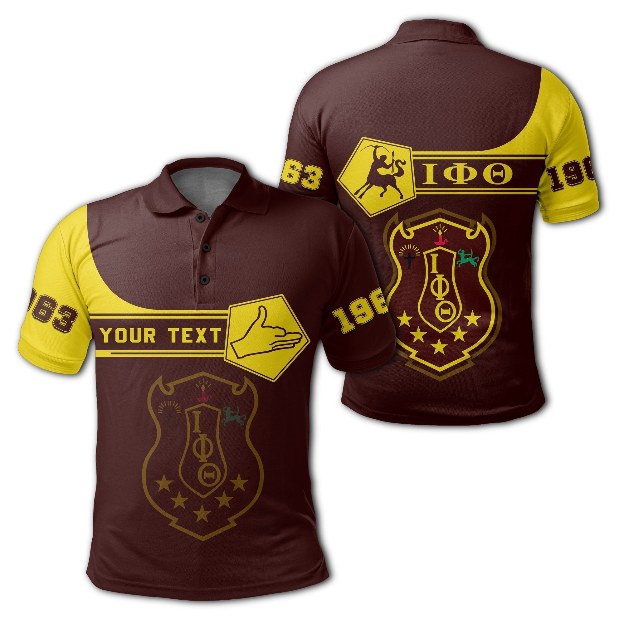 Greek Life Polo Shirt – Personalised Iota Phi Theta Polo Shirt – Simple Style