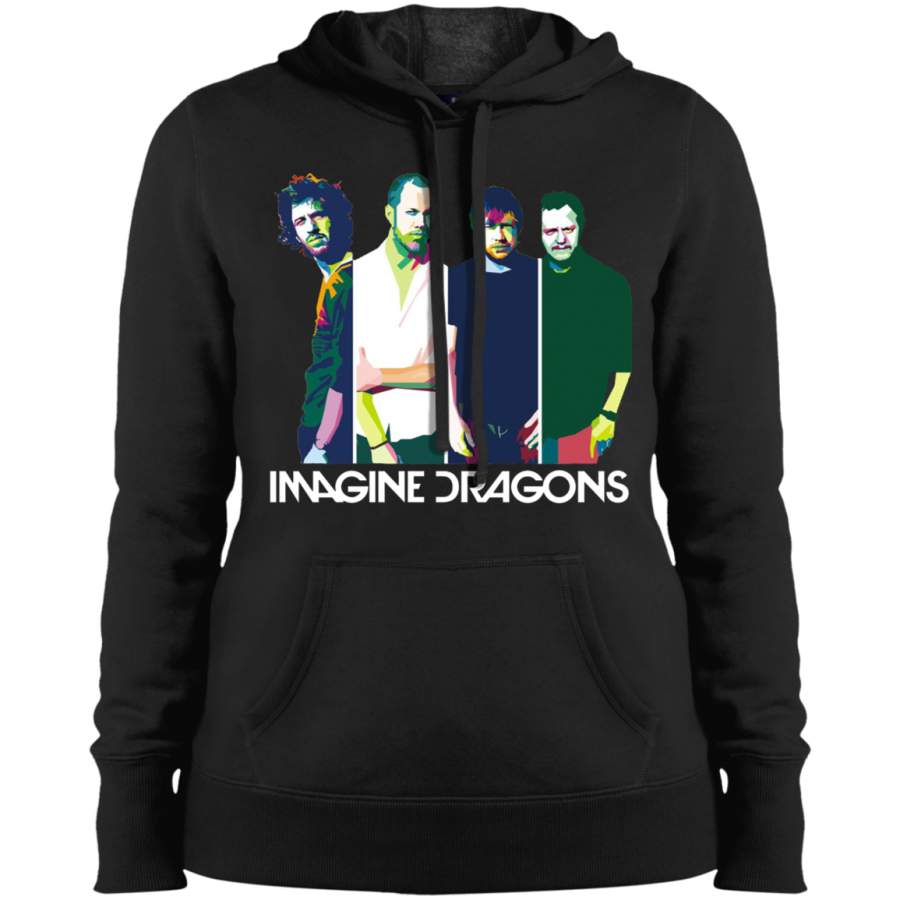 AGR Imagine Dragons Ladies’ Pullover Hooded Sweatshirt