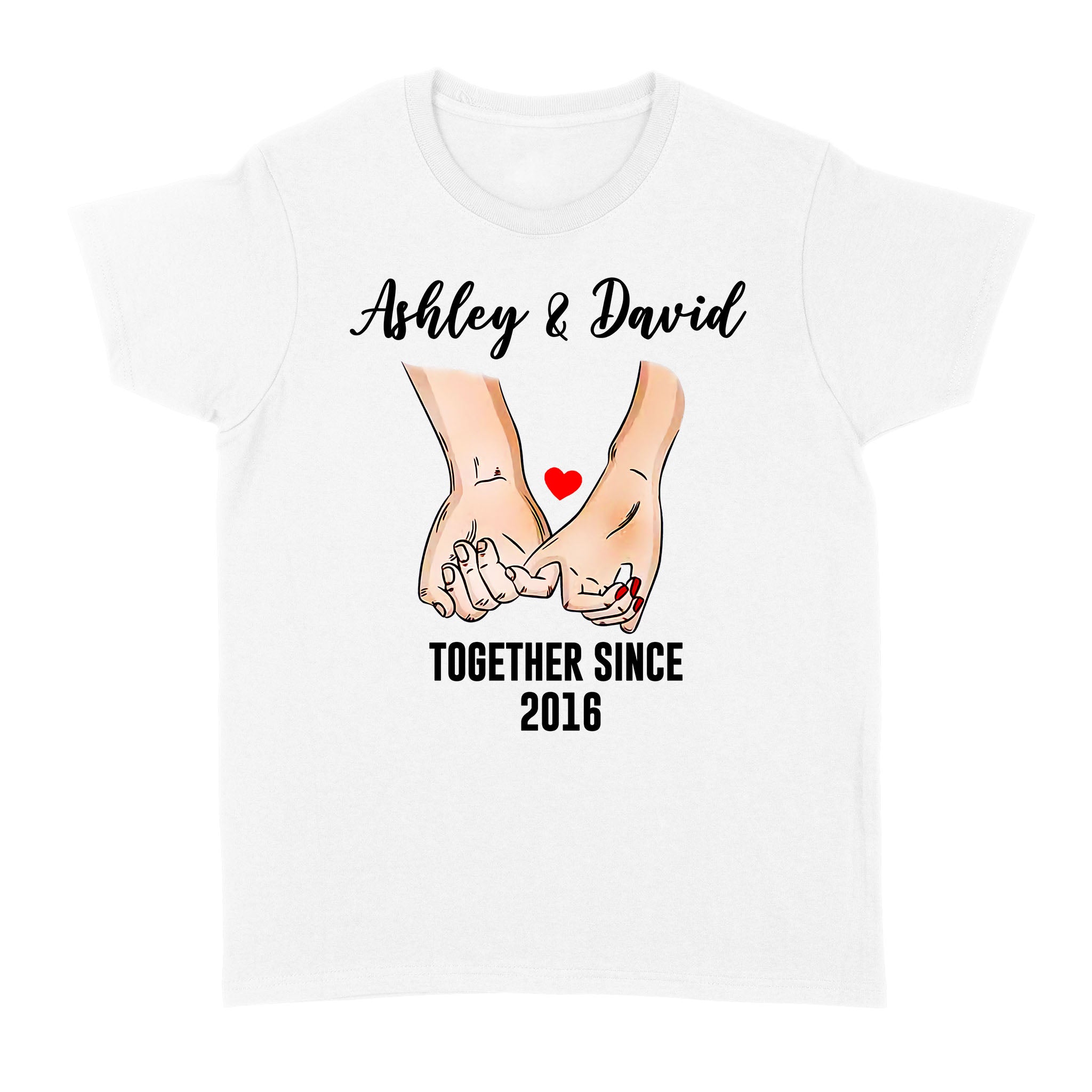 Personalized Cute Couple Shirts, Valentine Shirts, Gift For Him, For Her D05 Nqs1279- Standard Women’S T-Shirt