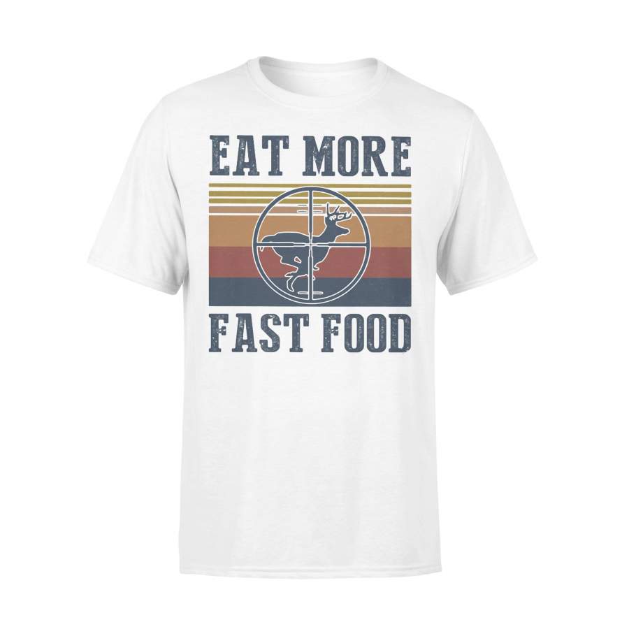 Deer Eat More Fast Food Vintage T-shirt