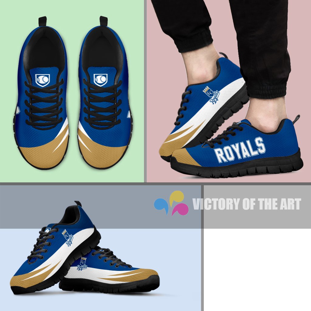 Special Gift Logo Kansas City Royals Sneakers