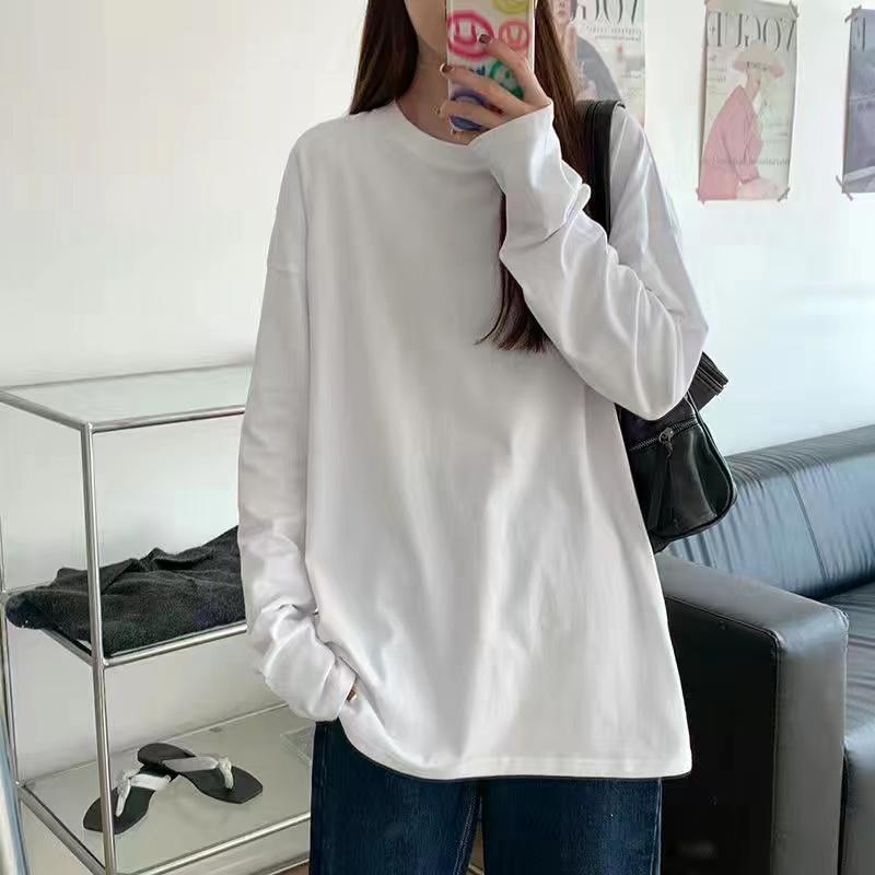 Cartoon rabbit print sweatshirt women Japanese new trend Harajuku fun casual tops y2k couple round neck oversized sweatshirt alx