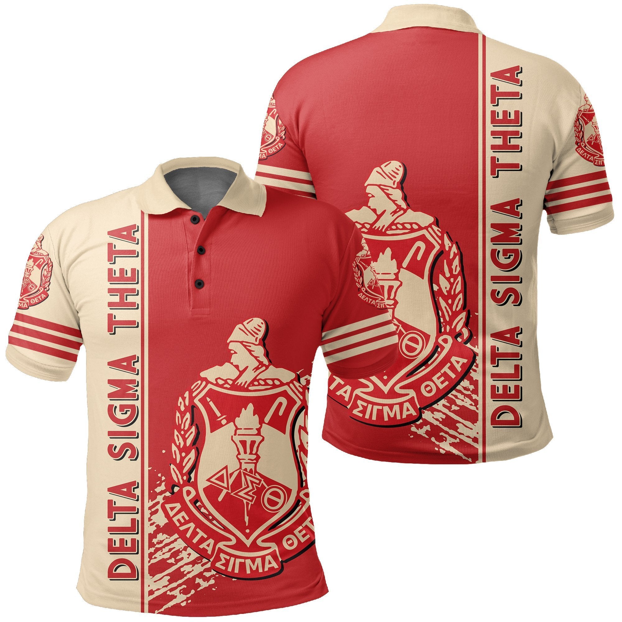 Greek Life Polo Shirt – Delta Sigma Theta Polo Shirt Quarter Style J1