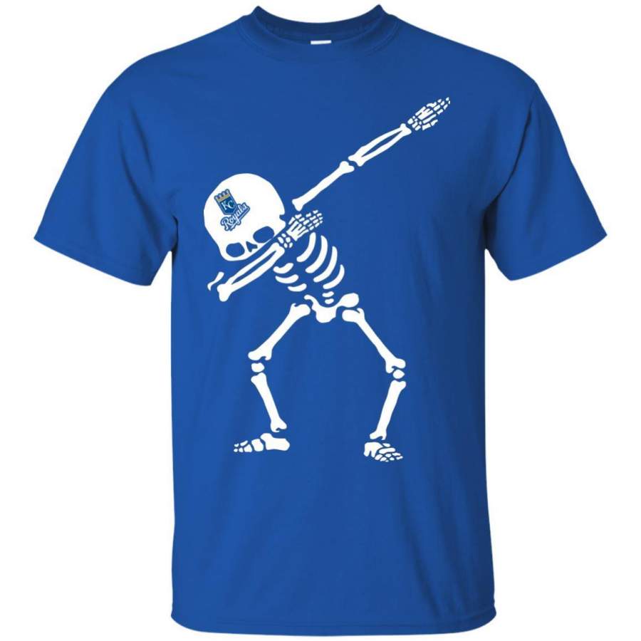 Dabbing Skull Kansas City Royals T Shirts