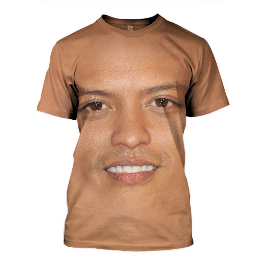 3D All Over Printed Bruno Mars Shirts and Shorts