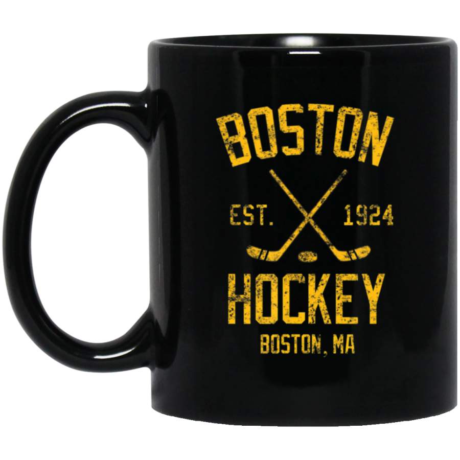 Vintage Boston Hockey Retro Founded Classic Coffee Mug