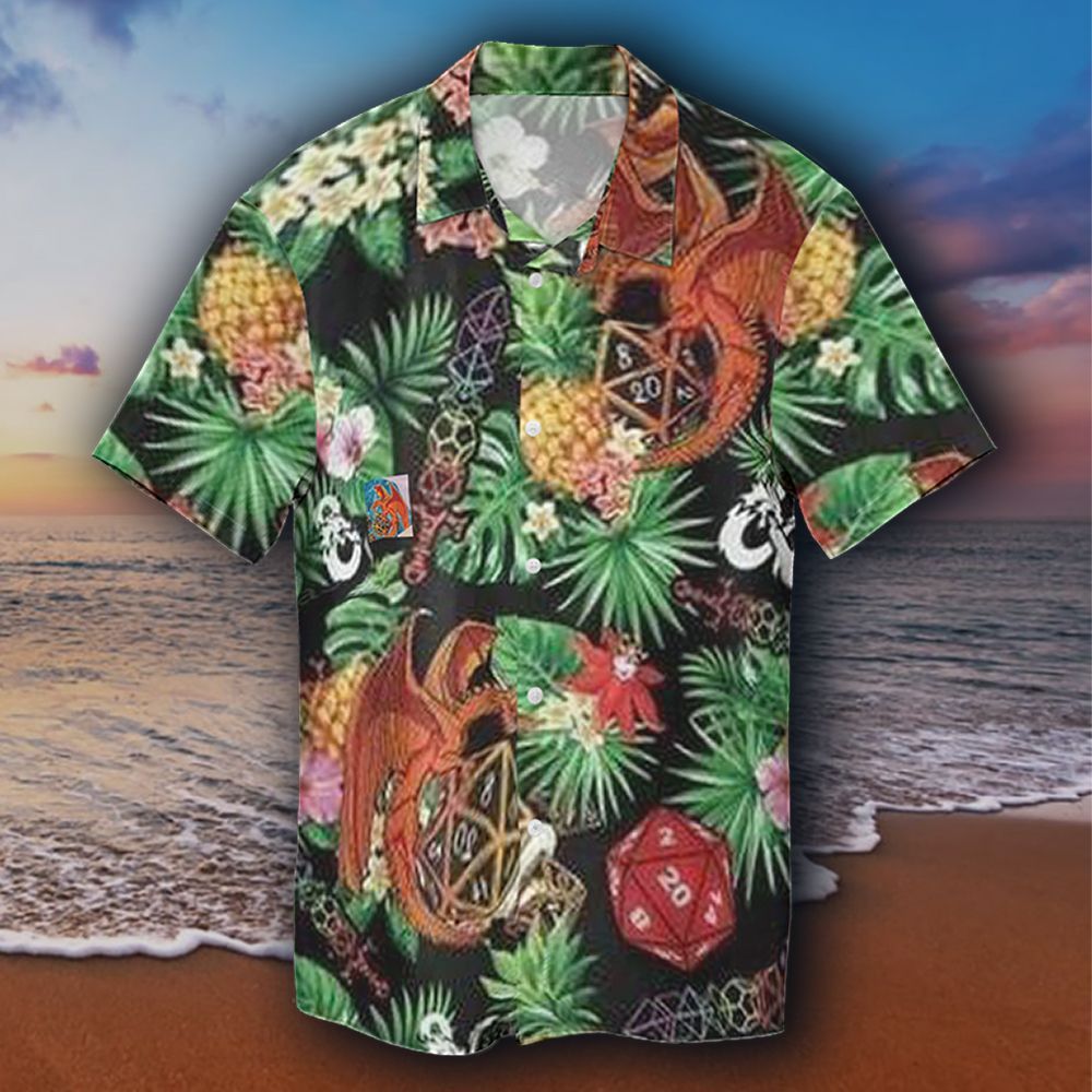 Dd Pineapple Hawaii Shirt Tropical Dungeons And Dragons Dnd Hawaii Ha14887