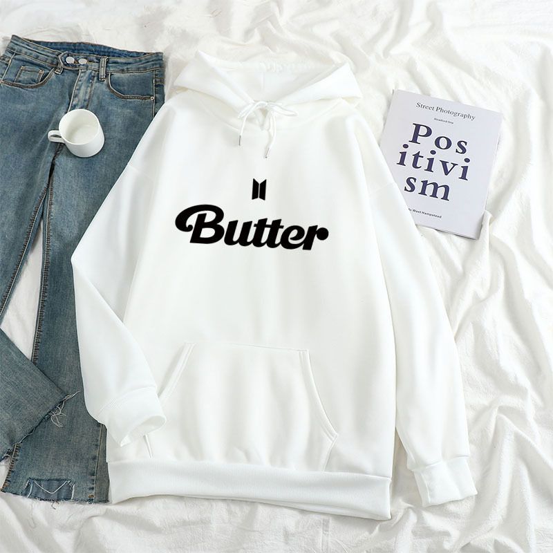 Butter Print Candy Color Hoodie