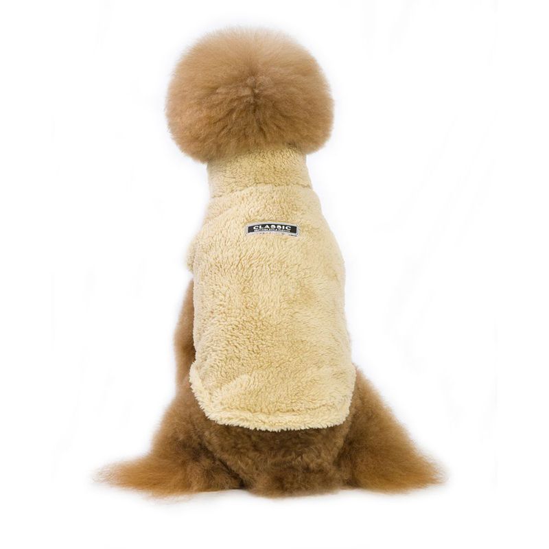 Warm Dog Coat Vest Sweater Puppy Pet Cat Clothes Velvet Jacket Winter Fashion Thicken Vest For Small Dogs Chihuahua Costume alx