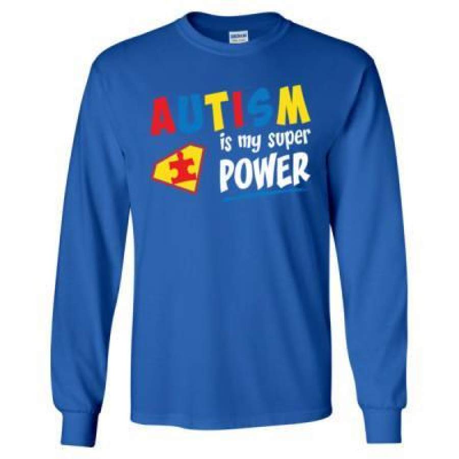 AGR Autism Is My Power – Long Sleeve T-Shirt