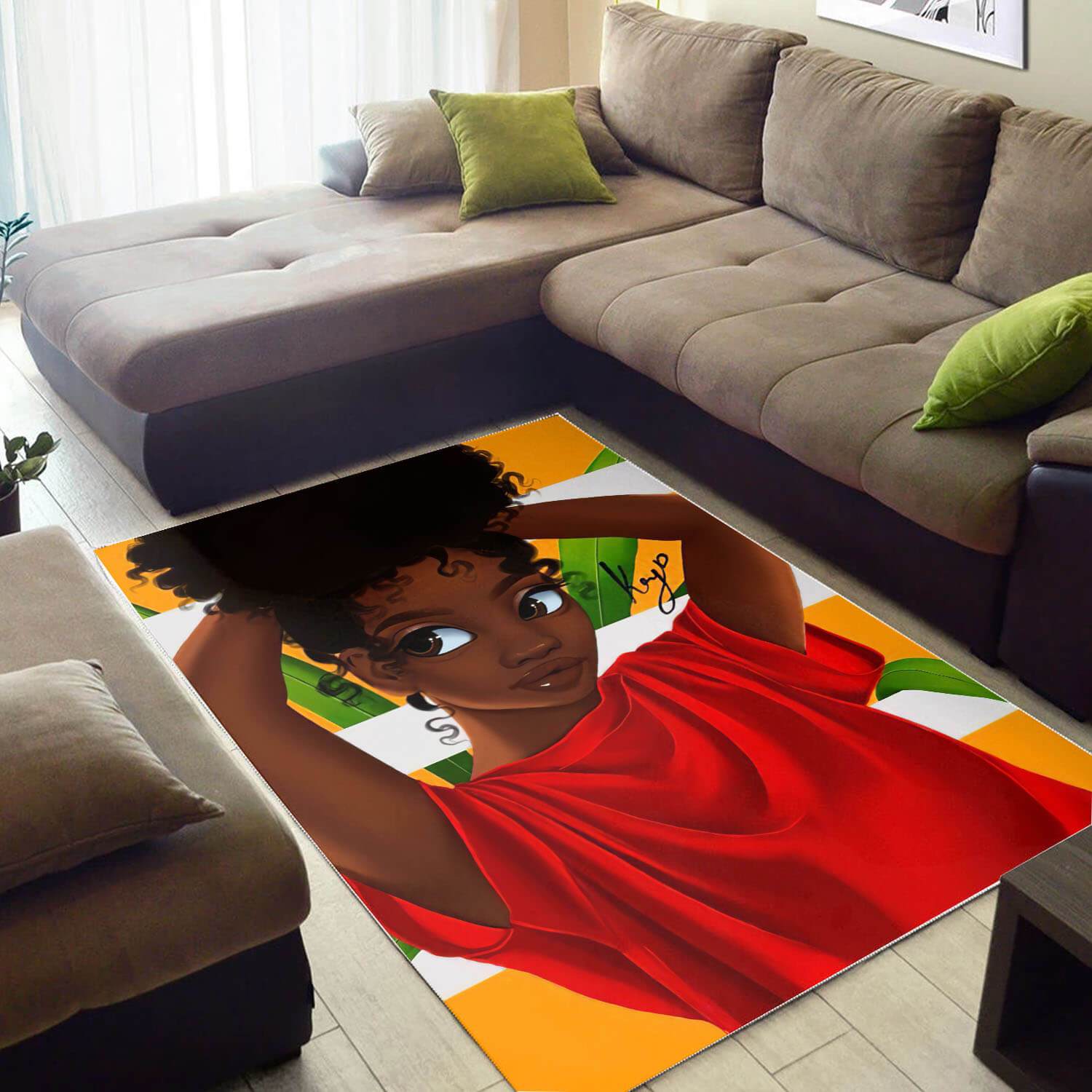 African Area Rug Beautiful Black Woman With Afro African Themed Area Rugs Afrocentric Decorating Ideas WBG42957