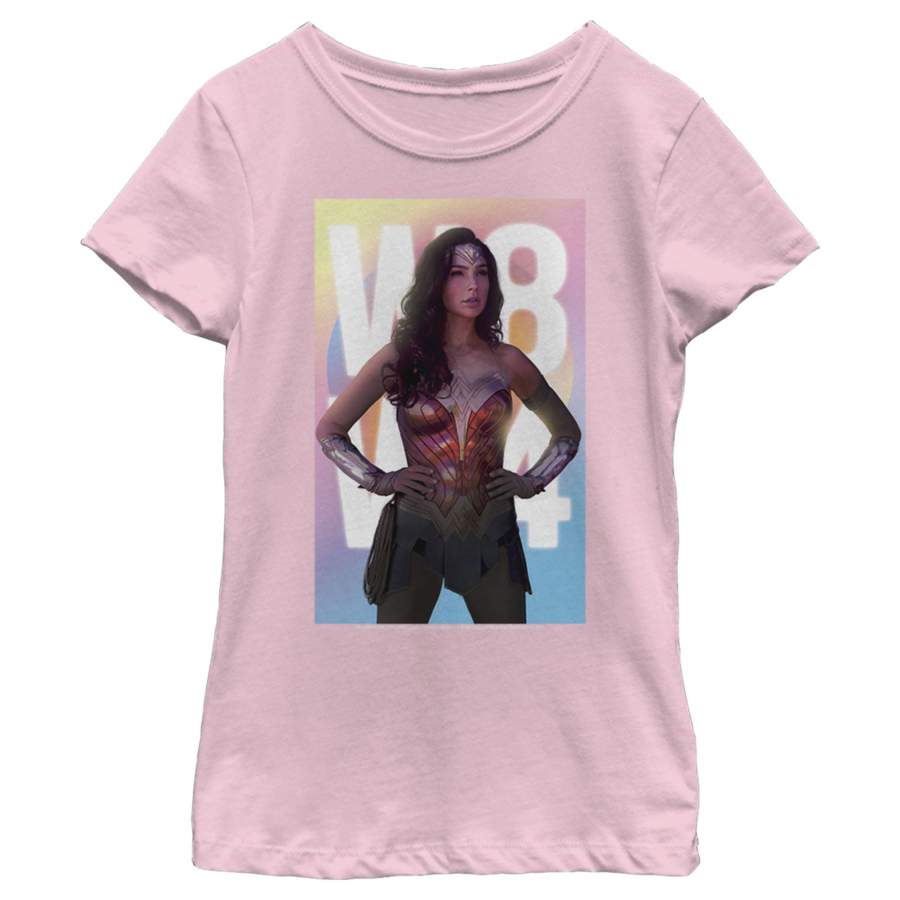 Wonder Woman 1984 Girl’s Superhero Pose  T-Shirt