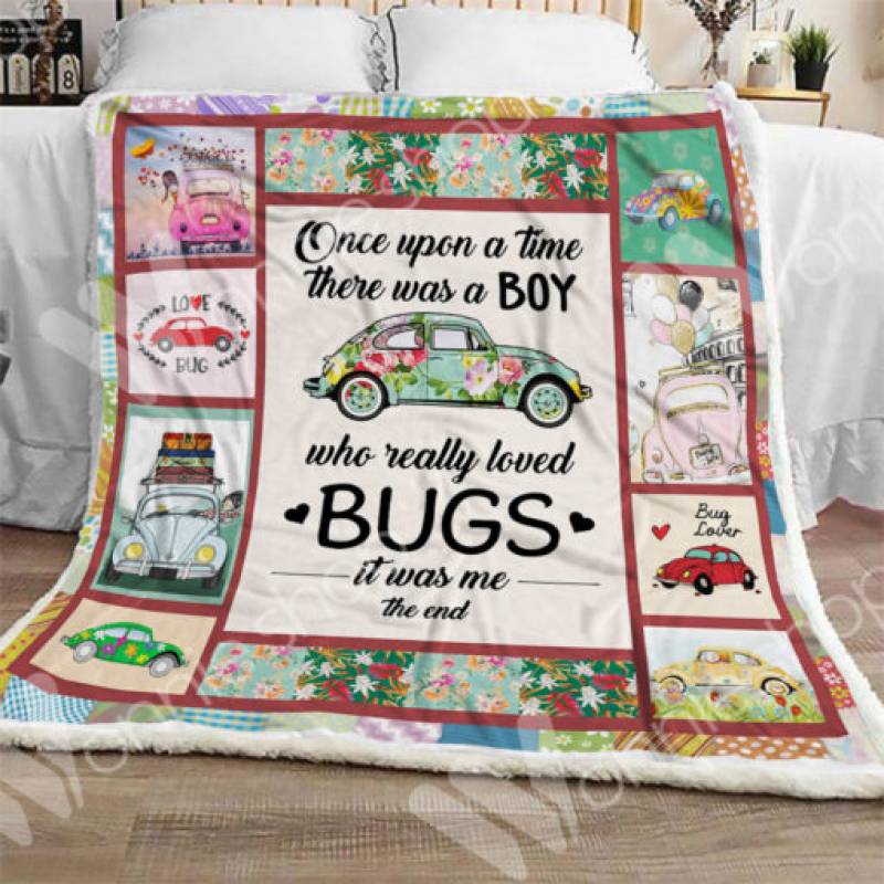 Bug Car Sherpa Blanket OCT2401 77O41