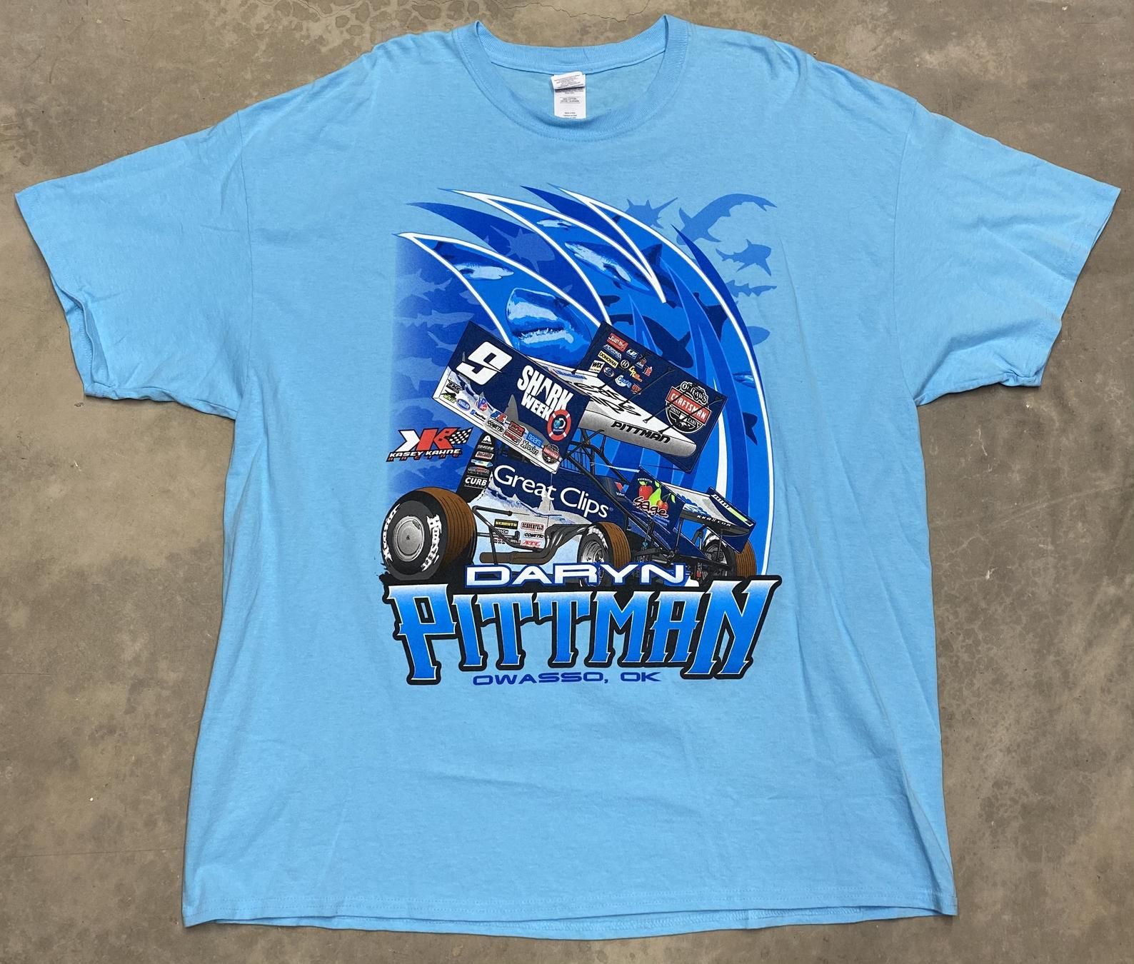 2017 Daryn Pittman/ Shark Week Kasey Kahne Racing S Car Tee – 2