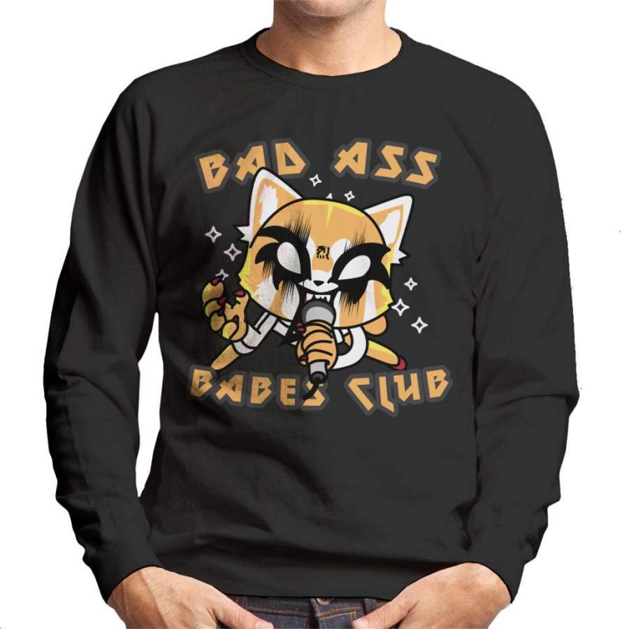 Bad Ass Babes Club Aggretsuko Men’s Sweatshirt