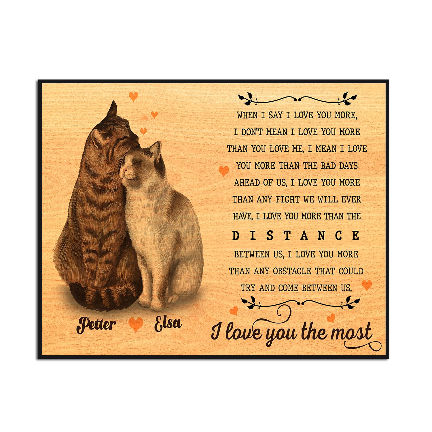 Personalized Wall Art Poster Board Print Valentine Day Gift Ideas For Him Her Men Women Boyfriend Girlfriend Husband Wife Couple – Custom Name The Day I Meet You H122408 – PersonalizedWitch