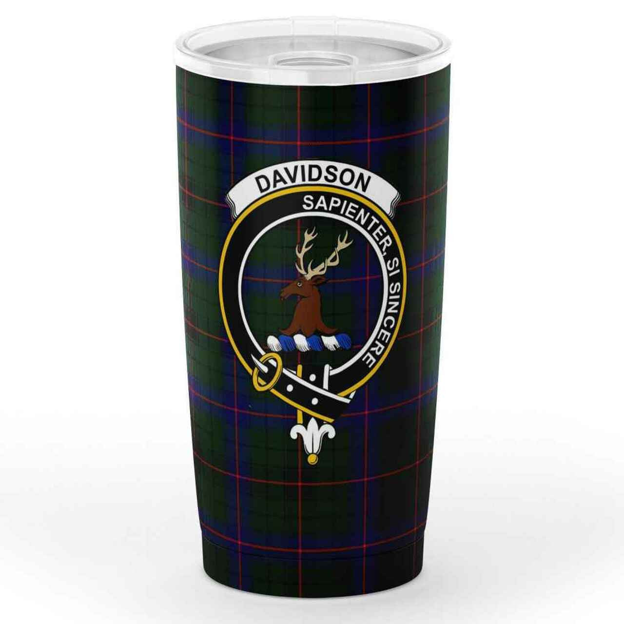 Fashion24Hs - Insulated Tumbler - Davidson Tartan Classic Crest Tumbler