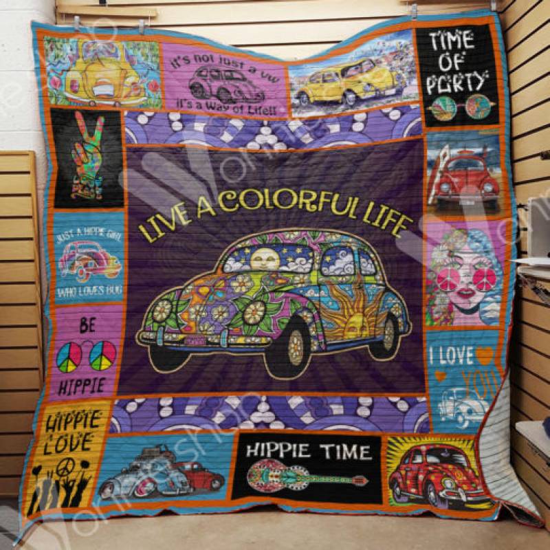 Hippie Bug Car Blanket SEP1101 90O54