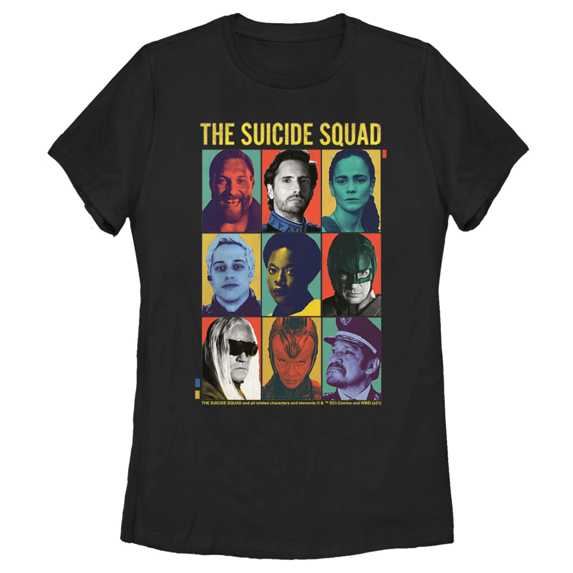 The Suicide Squad Women’S Character Boxes  T-Shirt