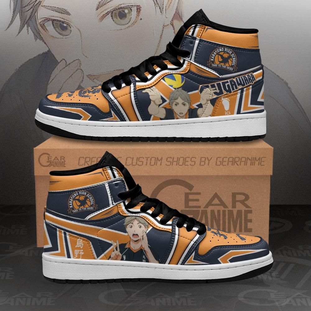 Karasuno Sugawara Koushi Haikyuu Anime Mn10 Air Jordan Shoes Sport Sneakers