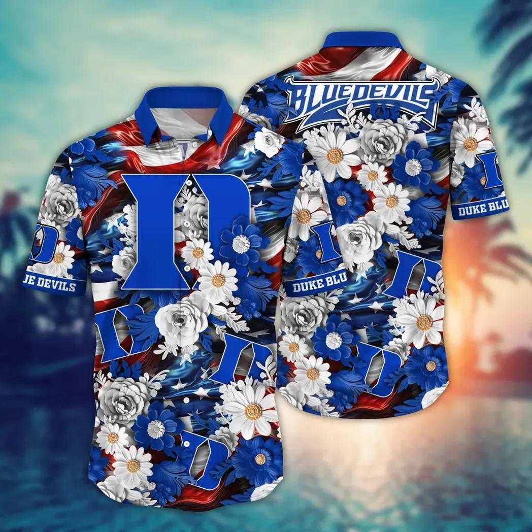 Duke Blue Devils Ncaa Aloha Hawaiian Shirt 1, Ncaa Hawaiian Shirt