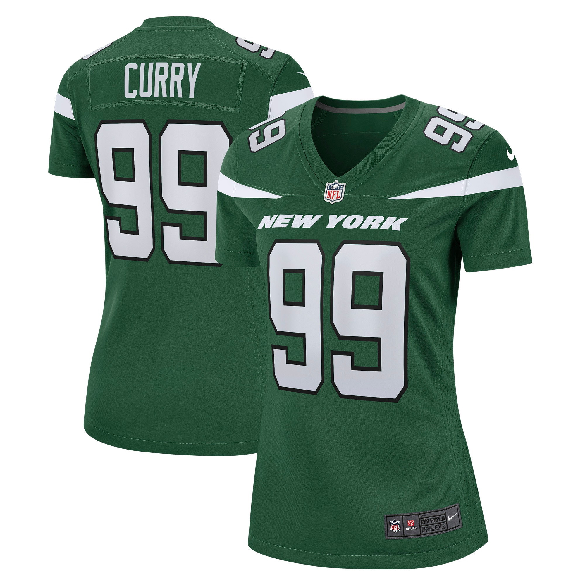 Vinny Curry New York Jets Womens Game Jersey – Gotham Green NFL