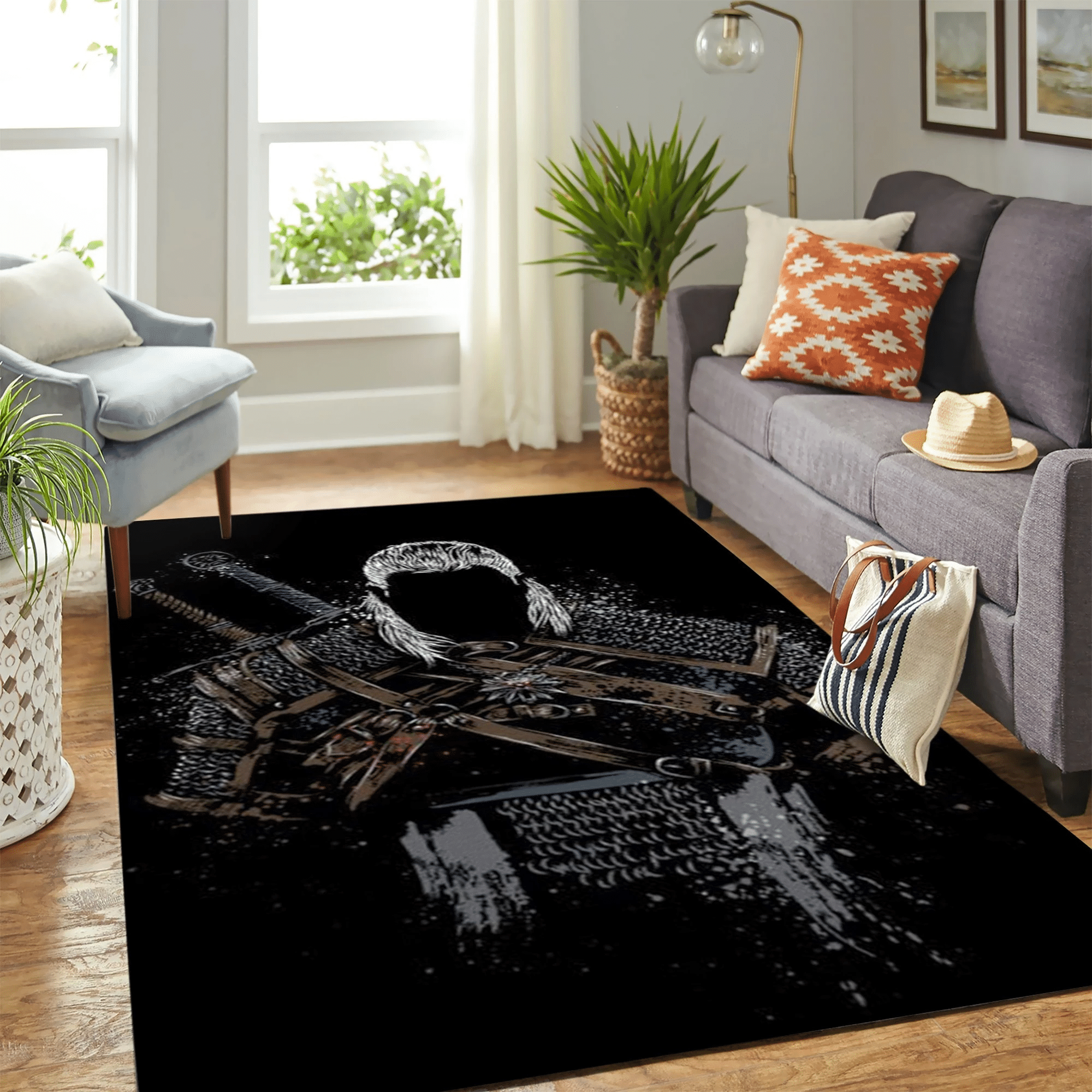 The Witcher Badass Carpet Floor Area Rug Chrismas Gift