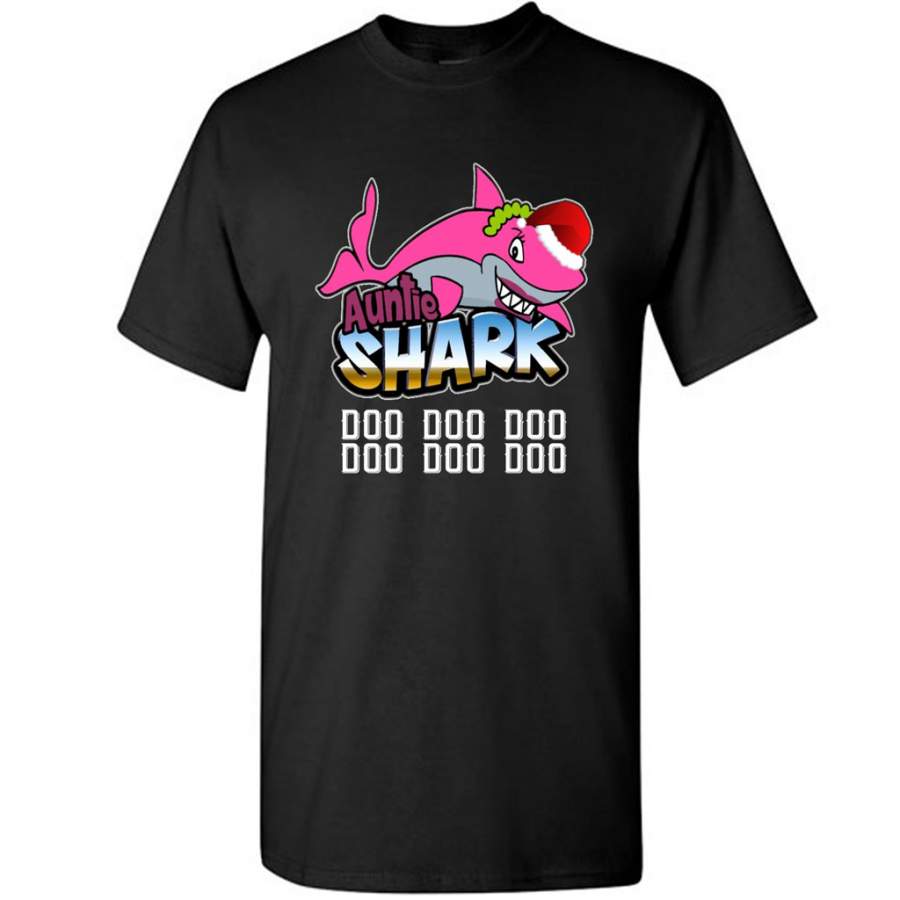 Auntie Shark Doo Doo Doo 1 – Gildan Short Sleeve Shirt