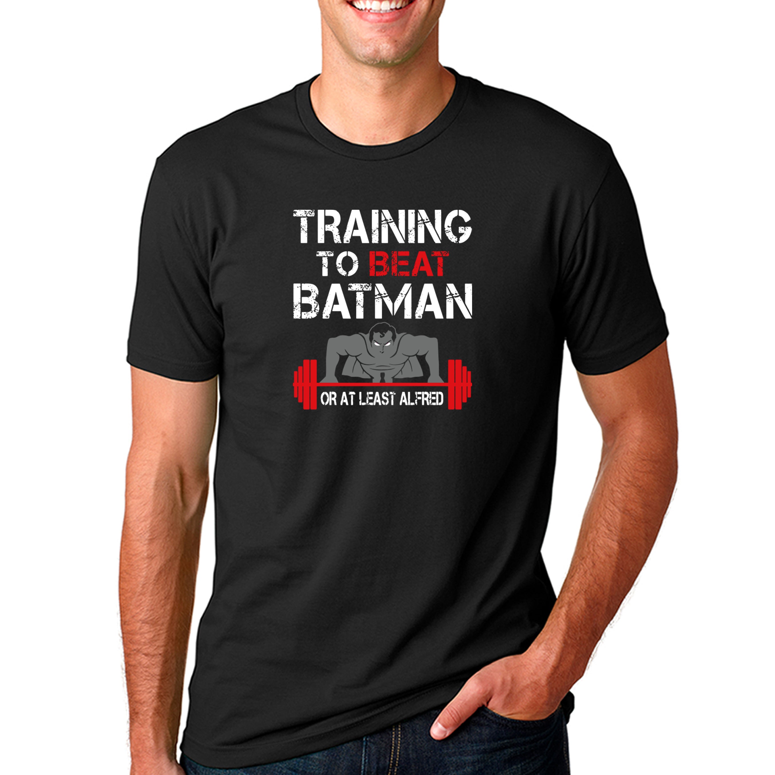 Training To Beat Batman Or At Least Alfred Unisex Cotton T-Shirt