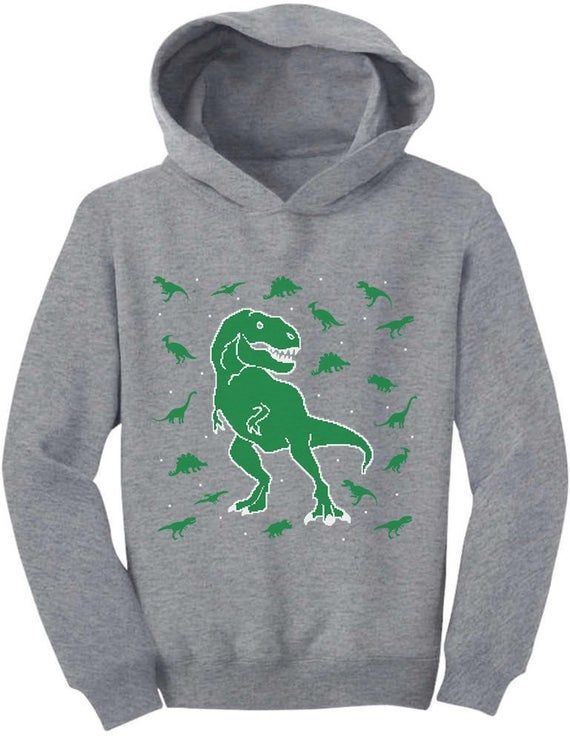 Chaos Dinosaur Ugly Christmas Toddler Hoodie