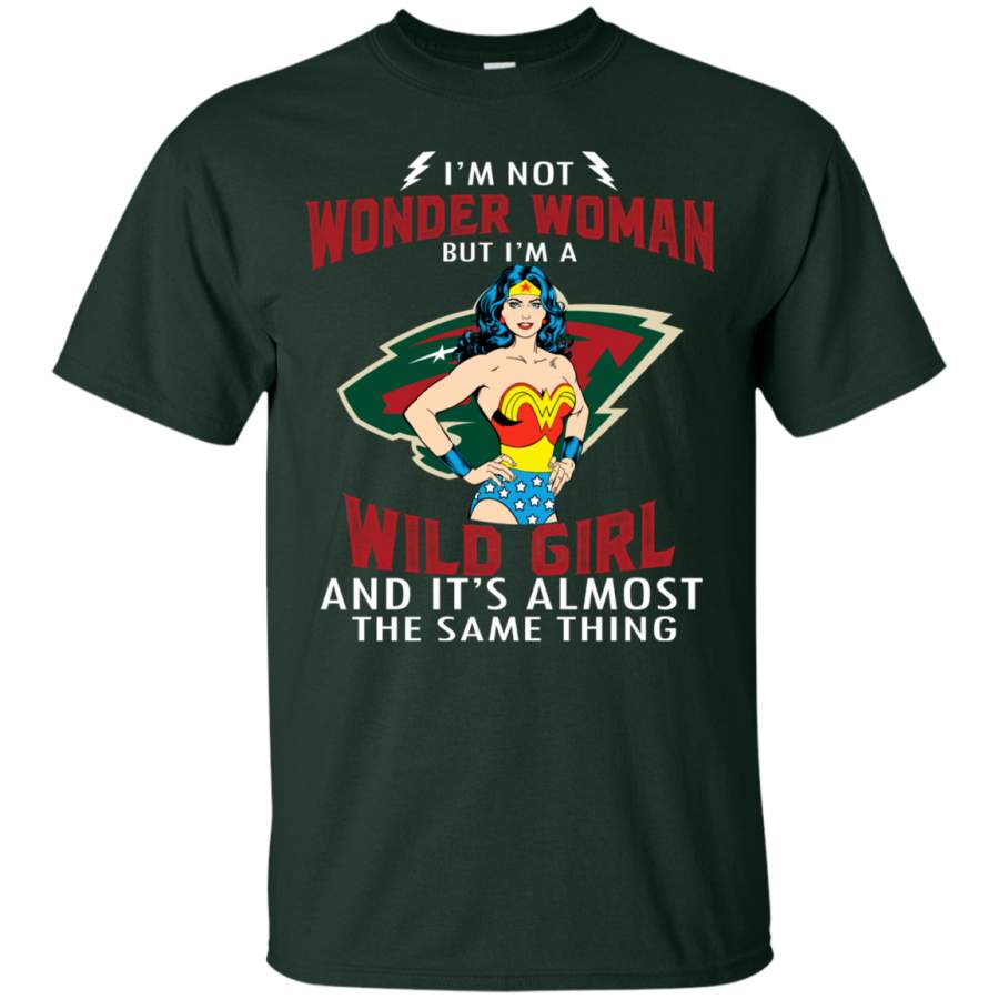 I’m Not Wonder Woman Minnesota Wild T Shirts