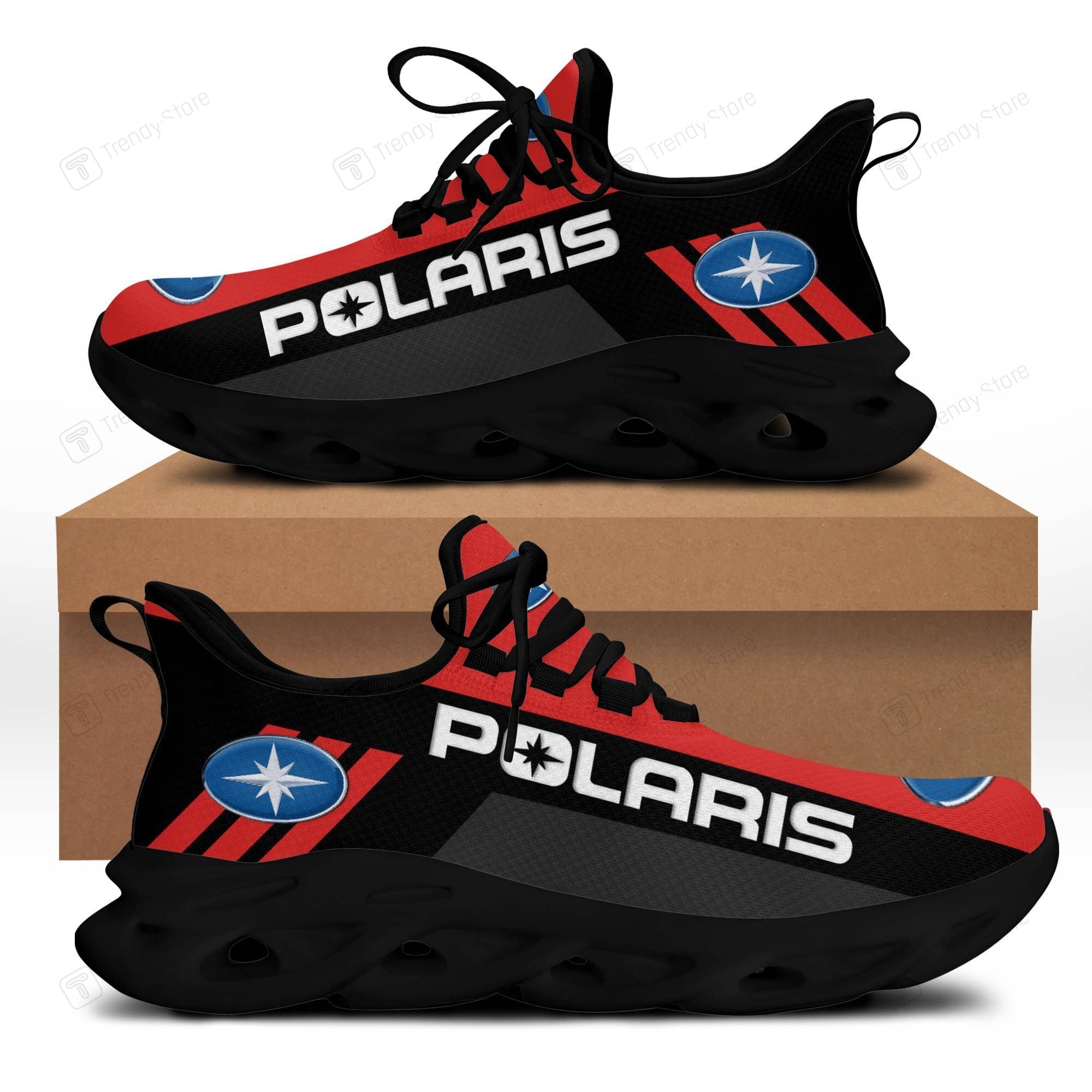 Polaris Bs Running Shoes Ver 2 (Red)