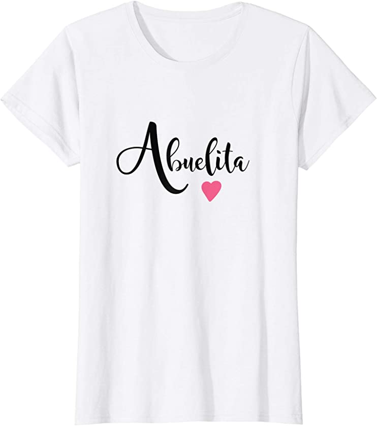 Womens Pretty Abuelita Gift For Your Latina Spanish Mexican Grandma T-Shirt