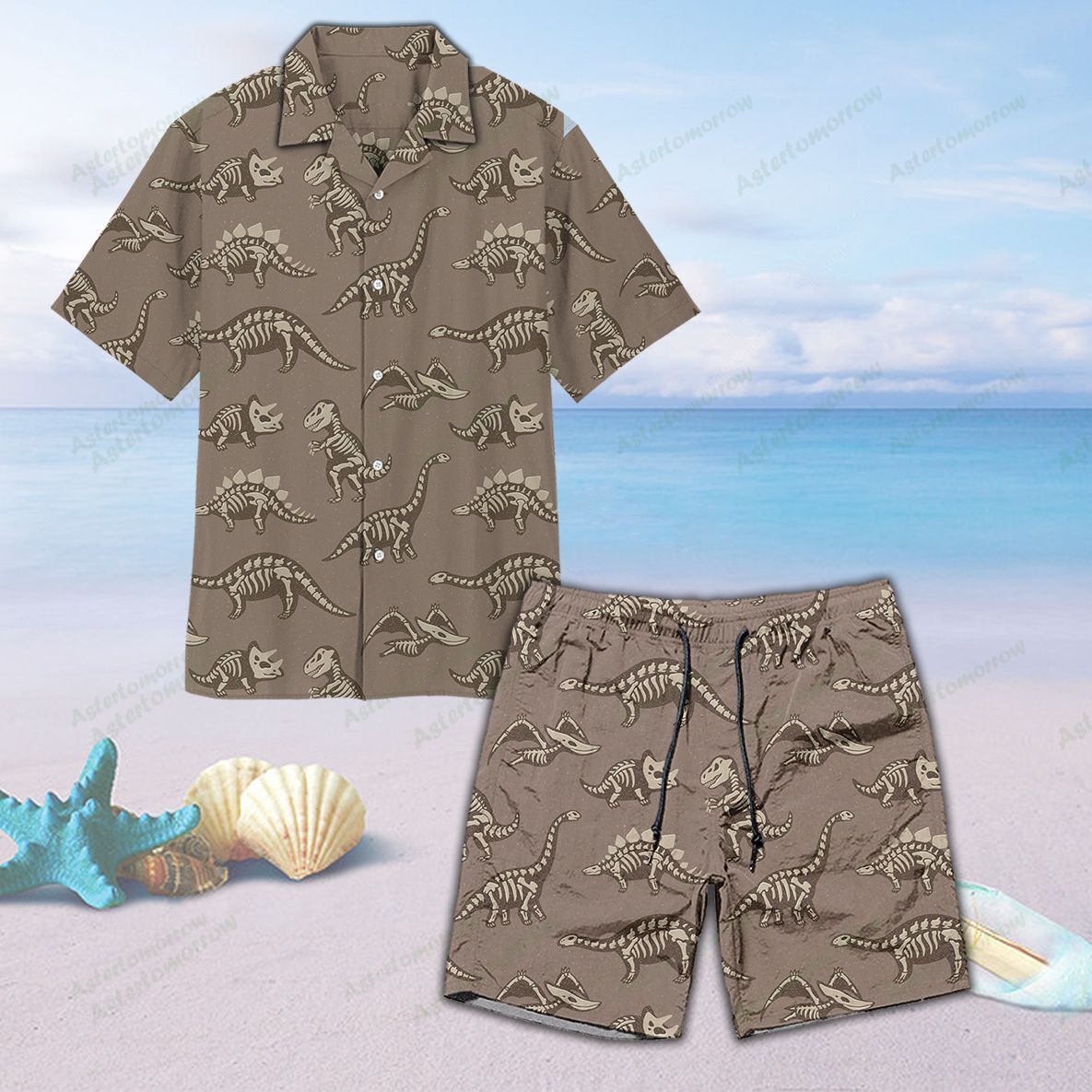 Dinosaur Unisex Hawaiian Shirt Beach Dinosauria Hawaiian Ha60564