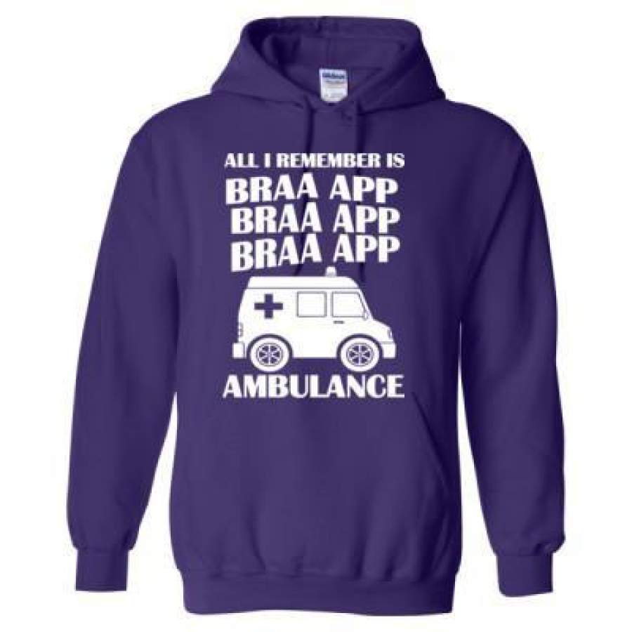 AGR All I Remember Is Braaap Ambulance – Heavy Blend™ Hooded Sweatshirt