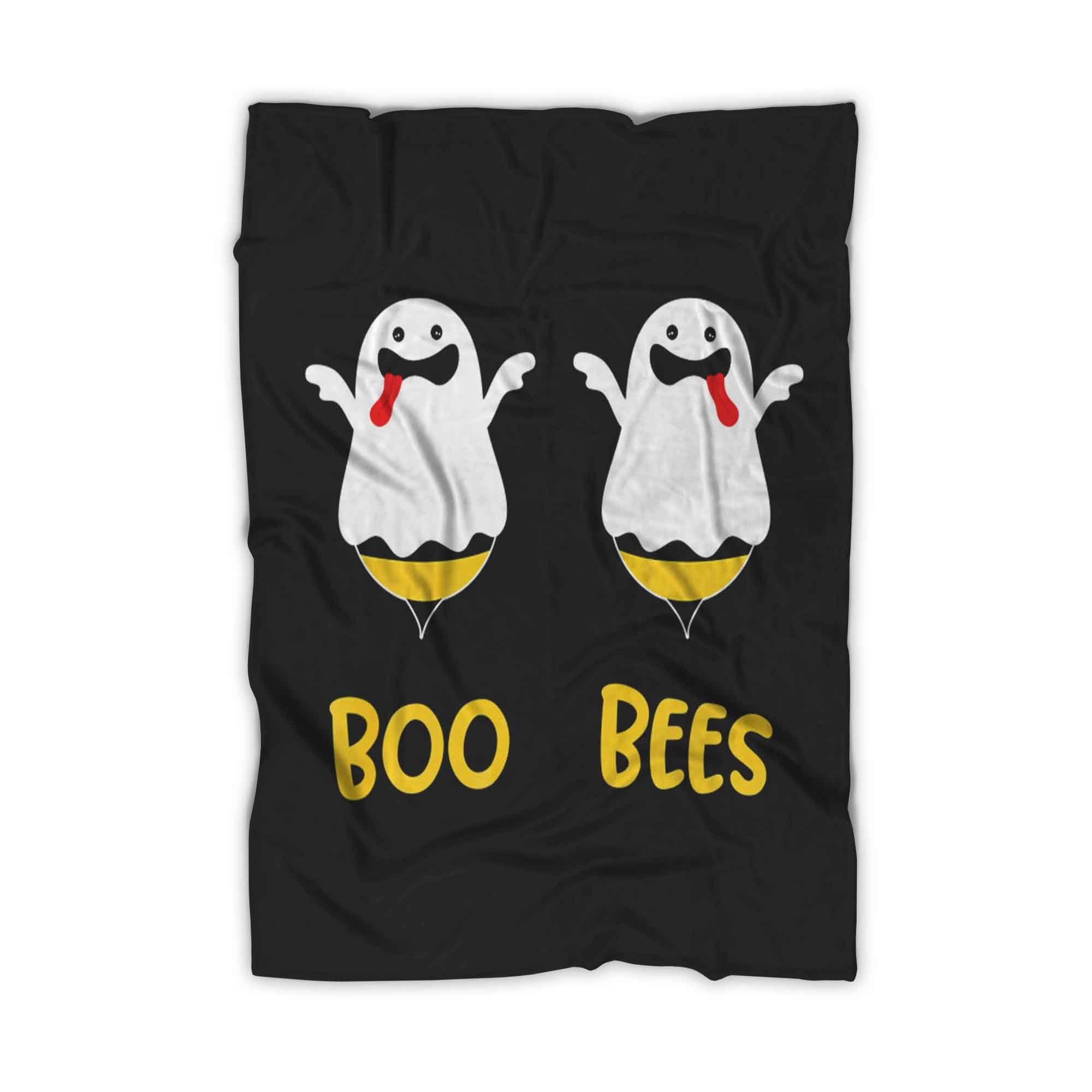 Boo Bees Couples Halloween Blanket