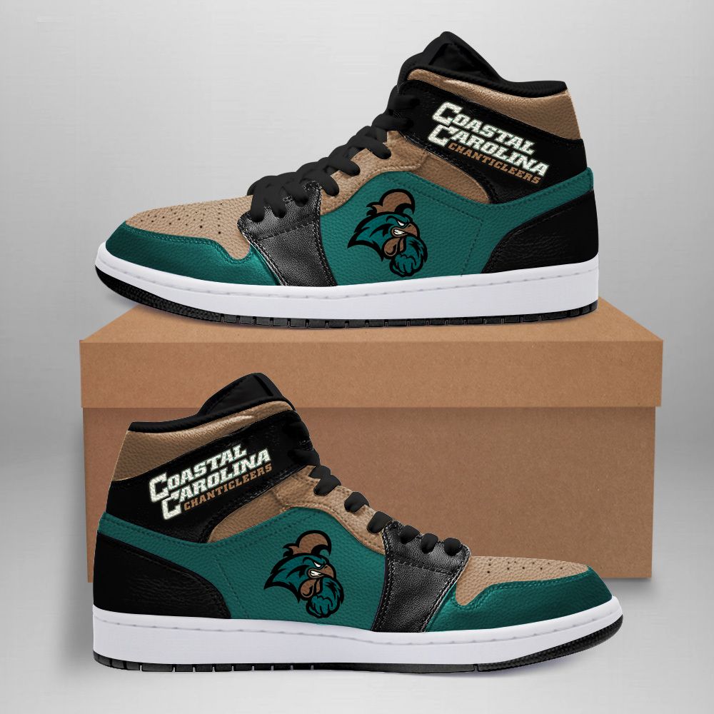 Coastal Carolina Chanticleers Black Air Jordan Sneakers Shoes
