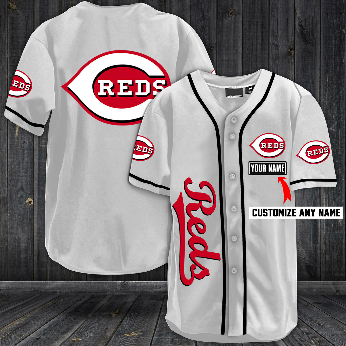 Personalized Cincinnati Baseball Jersey Shirt, Custom Cincinnati Colorful Baseball Shirt, Custom Name Baseball Line Shirt