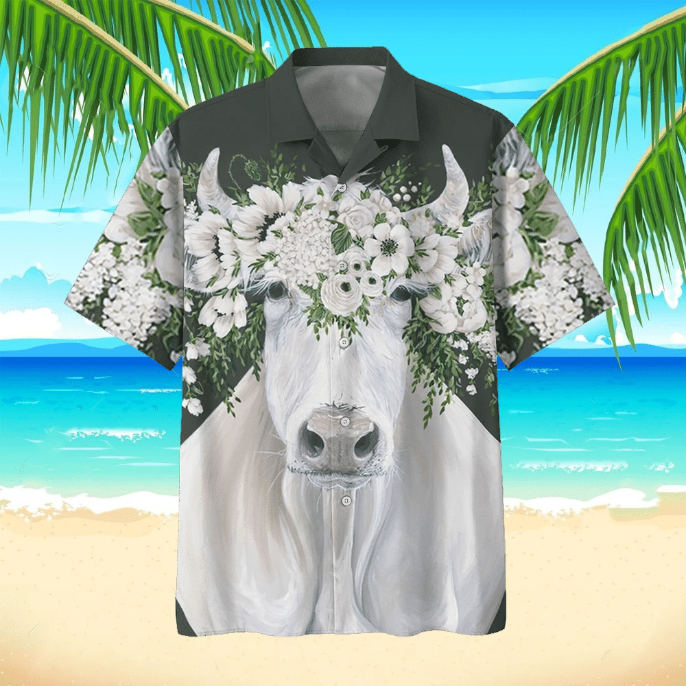 Cow Hawaii Beach Shirt 11 Ha51384