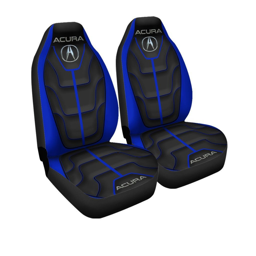 Acura Car Seat Cover (Set Of 2) Ver 1 (Blue)